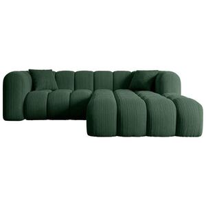 ALTDECOR ROHOVÁ SEDACÍ SOUPRAVA s otomanem vpravo OLEA-L1 – 231 × 173 × 74 cm, zelená obraz