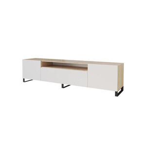 ALTDECOR NÍZKÁ komoda ELIO-S 200 x 53 x 41 cm – Artisan / bílá obraz