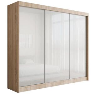ALTDECOR ŠATNÍ SKŘÍŇ PEKA – 250 cm – Sonoma dub | bílá obraz