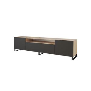 ALTDECOR NÍZKÁ komoda ELIO-S 200 x 53 x 41 cm – Artisan / černá obraz