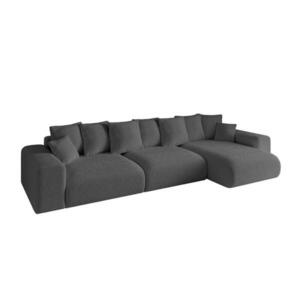 ALTDECOR ROHOVÁ SEDACÍ SOUPRAVA s otomanem vpravo ESKAR-L2 364x176x72 platinová barva, buklé obraz