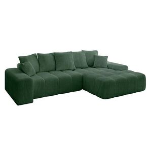 ALTDECOR ROHOVÁ SEDACÍ SOUPRAVA s otomanem vpravo ENSI-L – 267 x 164 x 69 cm, zelená obraz
