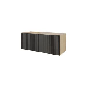 ALTDECOR NÍZKÁ komoda NOA-2-W 100 x 40 x 40 cm – Artisan / černá obraz