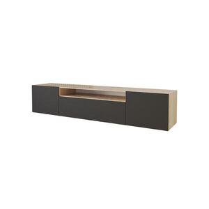 ALTDECOR NÍZKÁ komoda ELIO-W 200 x 40 x 41 cm – Artisan / černá obraz
