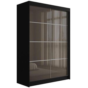 ALTDECOR ŠATNÍ SKŘÍŇ PEKA III – 150 cm – černá|šedá obraz