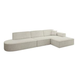 ALTDECOR ROHOVÁ SEDACÍ SOUPRAVA s otomanem vpravo IREA-L2-v4 – 327 x 165 x 77 cm, krémová obraz