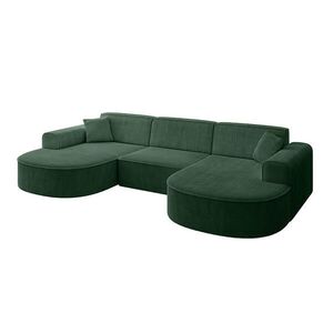 ALTDECOR SEDACÍ SOUPRAVA MARI-U1 – 303 × 171 × 79 cm, zelený manšestr obraz