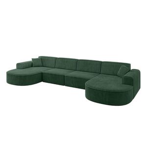 ALTDECOR SEDACÍ SOUPRAVA MARI-U2 – 388 × 171 × 79 cm, zelený manšestr obraz