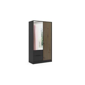 ALTDECOR ŠATNÍ SKŘÍŇ NERA – 120 cm – černá | dub artisan obraz