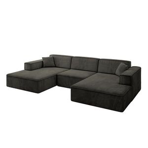 ALTDECOR SEDACÍ souprava IREA-U1-v4 – 301 x 165 x 77 cm, černá obraz
