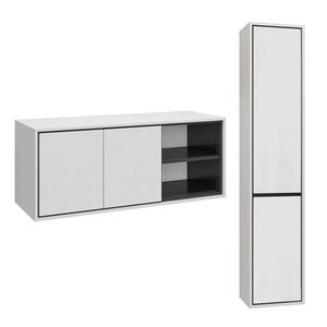 Petits-meubles KOUPELNOVÝ NÁBYTEK 120cm Sophéa 2er-Set Bílá obraz