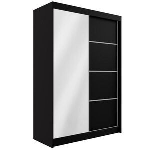 ALTDECOR ŠATNÍ SKŘÍŇ PAOKI – 150 cm – černá obraz