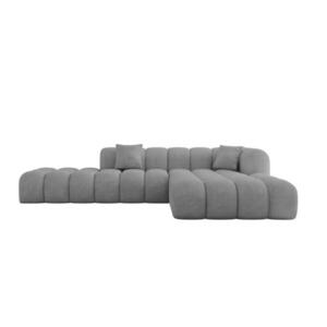 ALTDECOR ROHOVÁ SEDACÍ SOUPRAVA s otomanem vpravo OLEA-L2 – 289 × 176 × 71 cm titanová barva obraz