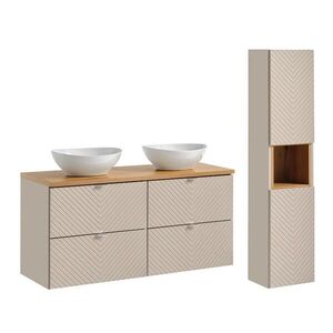 Petits-meubles KOUPELNOVÝ NÁBYTEK 120.4cm Manoa 2er-Set Kašmír obraz