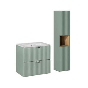 Petits-meubles KOUPELNOVÝ NÁBYTEK 60cm Jade 2er-Set Zelená obraz