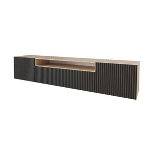 ALTDECOR NÍZKÁ komoda NOA-2-W 200 x 40 x 41 cm – Artisan / černá obraz