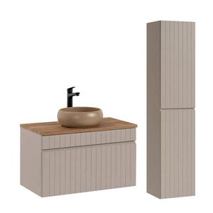 Petits-meubles KOUPELNOVÝ NÁBYTEK 80.4cm Zelie 2er-Set Kašmír obraz