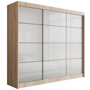 ALTDECOR ŠATNÍ SKŘÍŇ PEKA III – 250 cm – Sonoma dub | bílá obraz