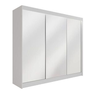 ALTDECOR ŠATNÍ SKŘÍŇ AMOHA s LED – 250 cm – bílá obraz