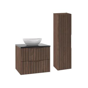 Petits-meubles KOUPELNOVÝ NÁBYTEK 60.6cm Siena 2er-Set Dřevo a černá obraz
