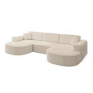 ALTDECOR SEDACÍ souprava MARI-U1 – 303 x 171 x 79 cm, béžový manšestr obraz