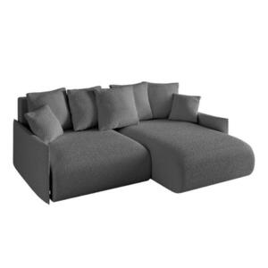 ALTDECOR ROHOVÁ SEDACÍ SOUPRAVA s otomanem vpravo ONESK-L -v1 216x177x72 šedá buklé obraz