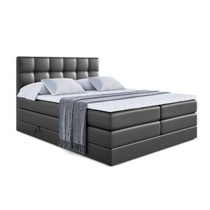 ALTDECOR POSTEL boxspring MARCE KING – 160 × 200 – H3/H4 – vysoce lesklá černá obraz