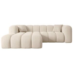 ALTDECOR ROHOVÁ SEDACÍ SOUPRAVA s otomanem vlevo OLEA-L1 – 231 × 173 × 74 cm, béžová obraz