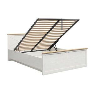 Petits-meubles BOXSPRING POSTEL 160/200 Victoria Bílá a dřevo obraz