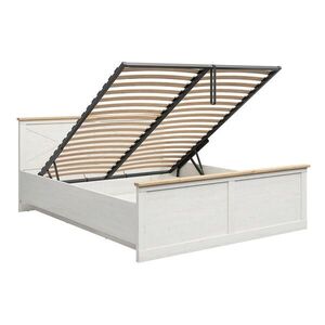 Petits-meubles BOXSPRING POSTEL 180/200 Victoria Bílá a dřevo obraz