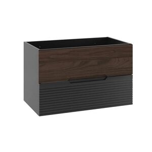 Petits-meubles SKŘÍŇKA POD UMYVADLO 80cm Sylla Černá a dřevěná obraz