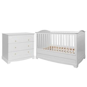 Petits-meubles POKOJ PRO MIMINKO 2DÍLNÝ Royal Bílá obraz