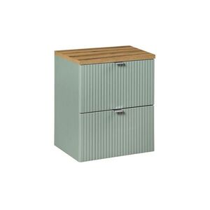 Petits-meubles SKŘÍŇKA POD UMYVADLO 50.4cm Jade Zelená a dřevo obraz