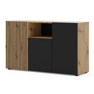 Petits-meubles SIDEBOARD Nera Dřevo a černá obraz