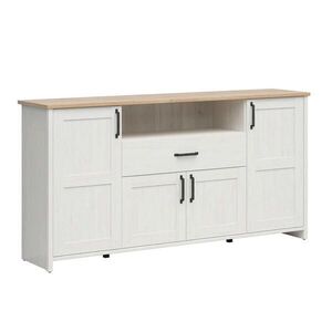 Petits-meubles SIDEBOARD Aksel Bílá a dřevo obraz