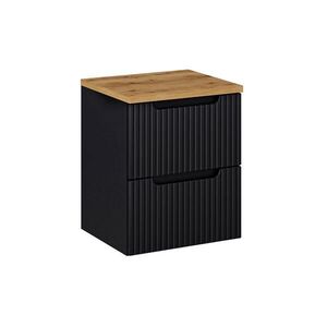 Petits-meubles SKŘÍŇKA POD UMYVADLO 50.4cm Riva Černá a dřevěná obraz