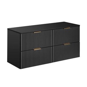 Petits-meubles SKŘÍŇKA POD UMYVADLO 120.8cm Adriel Matná černá obraz