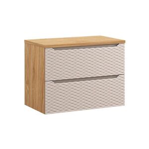 Petits-meubles SKŘÍŇKA POD UMYVADLO 80cm Elora Béžová a dřevo obraz