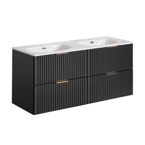 Petits-meubles DVOJUMYVADLO 120.4cm Adriel Matná černá obraz