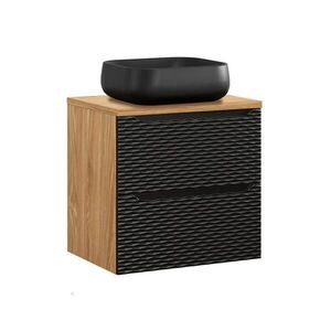 Petits-meubles UMYVADLO 60cm Elora Černá a dřevěná obraz