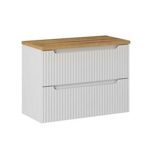 Petits-meubles SKŘÍŇKA POD UMYVADLO 80.4cm Riva Bílá a dřevo obraz