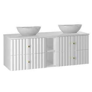 Petits-meubles DVOJUMYVADLO 140.6cm Izae Bílá obraz