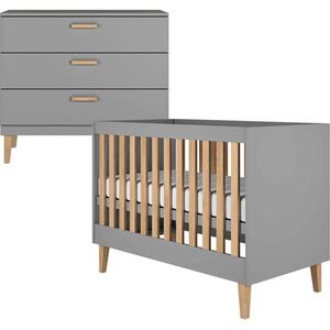 Petits-meubles POKOJ PRO MIMINKO 2DÍLNÝ Kubi Grey obraz