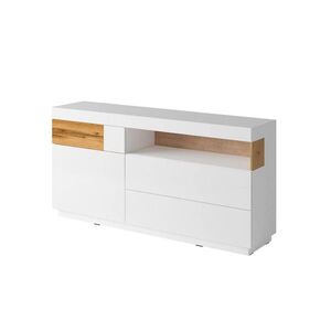 Petits-meubles SIDEBOARD Andrea Bílá a dřevo obraz