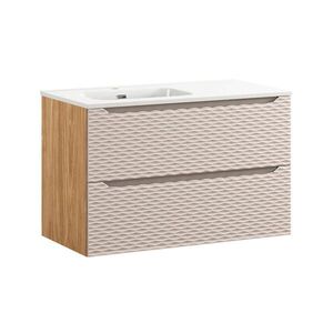 Petits-meubles UMYVADLO 90cm Elora Béžová a dřevo obraz
