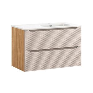 Petits-meubles UMYVADLO 90cm Elora Béžová a dřevo obraz