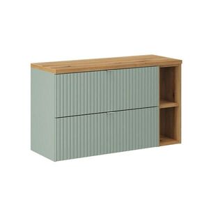 Petits-meubles SKŘÍŇKA POD UMYVADLO 100.4cm Jade Zelená a dřevo obraz
