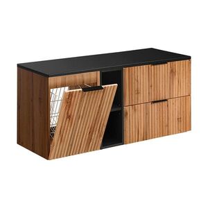 Petits-meubles SKŘÍŇKA POD UMYVADLO 120.8cm Adriel Dřevo a černá obraz