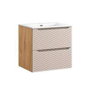 Petits-meubles UMYVADLO 60cm Elora Béžová a dřevo obraz