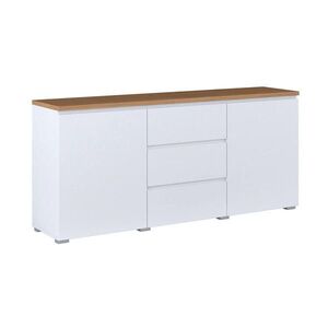 Petits-meubles SIDEBOARD Liko Bílá a dřevo obraz